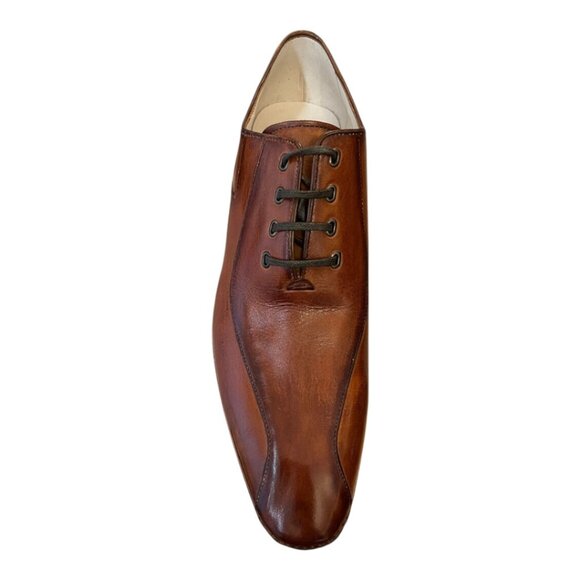 ZENOBI GOODYEAR WELT SADDLE OXFORDS ITALIAN MENS DRESS SHOES NEW EU 42 main image 13